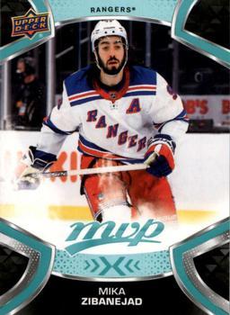 #93 Mika Zibanejad - New York Rangers - 2021-22 Upper Deck MVP Hockey