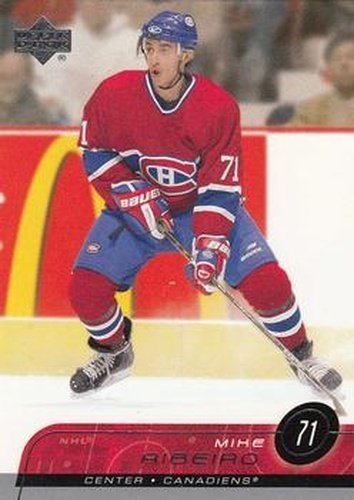 #93 Mike Ribeiro - Montreal Canadiens - 2002-03 Upper Deck Hockey