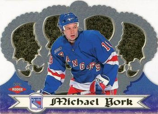#93 Mike York - New York Rangers - 1999-00 Pacific Crown Royale Hockey