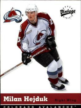 #93 Milan Hejduk - Colorado Avalanche - 2000-01 Upper Deck Vintage Hockey