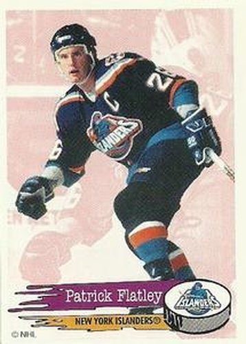 #93 Patrick Flatley - New York Islanders - 1995-96 Panini Hockey Stickers