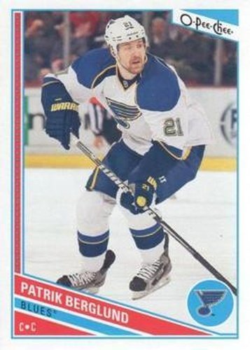 #93 Patrik Berglund - St. Louis Blues - 2013-14 O-Pee-Chee Hockey