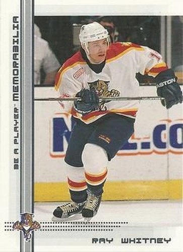 #93 Ray Whitney - Florida Panthers - 2000-01 Be a Player Memorabilia Hockey