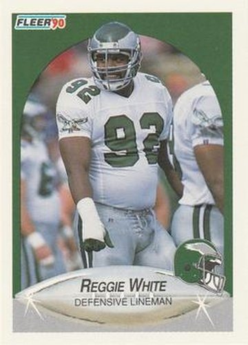 #93 Reggie White - Philadelphia Eagles - 1990 Fleer Football