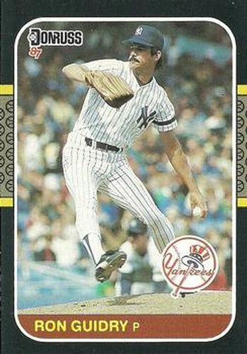 #93 Ron Guidry - New York Yankees - 1987 Donruss Baseball