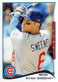 #93 Ryan Sweeney - Chicago Cubs - 2014 Topps Baseball