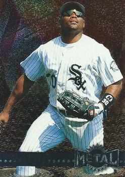 #93 Tim Raines - New York Yankees - 1996 Metal Universe Baseball