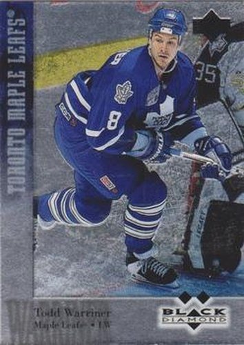 #93 Todd Warriner - Toronto Maple Leafs - 1996-97 Upper Deck Black Diamond Hockey