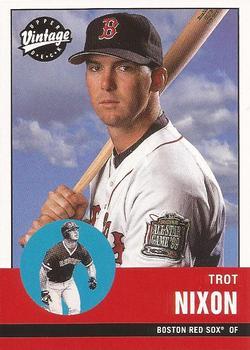 #93 Trot Nixon - Boston Red Sox - 2001 Upper Deck Vintage Baseball
