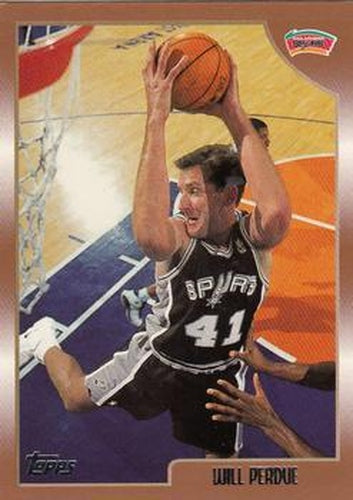 #93 Will Perdue - San Antonio Spurs - 1998-99 Topps Basketball