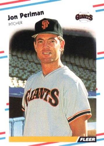 #93 Jon Perlman - San Francisco Giants - 1988 Fleer Baseball