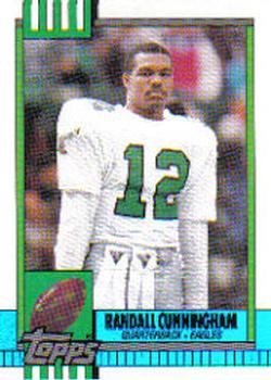 #93 Randall Cunningham - Philadelphia Eagles - 1990 Topps Football
