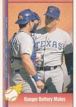 #93 Jim Sundberg Ranger Battery Mates - Texas Rangers - 1991 Pacific Nolan Ryan Texas Express I Baseball