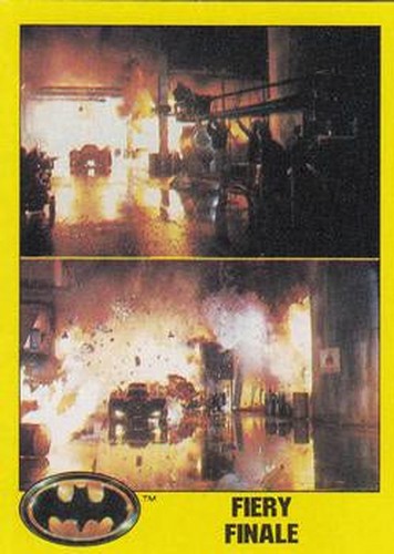 #193 Fiery Finale - 1989 Topps Batman
