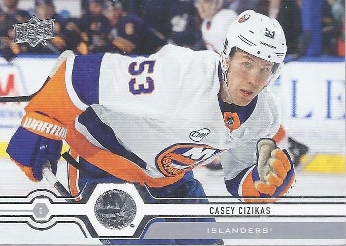 #93 Casey Cizikas - New York Islanders - 2019-20 Upper Deck Hockey