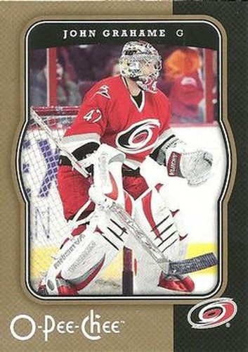 #93 John Grahame - Carolina Hurricanes - 2007-08 O-Pee-Chee Hockey