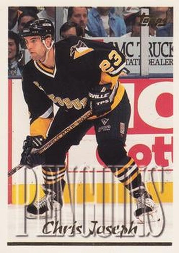 #93 Chris Joseph - Pittsburgh Penguins - 1995-96 Topps Hockey