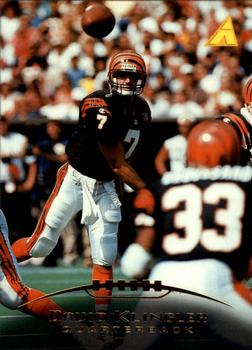 #93 David Klingler - Cincinnati Bengals - 1995 Pinnacle Football