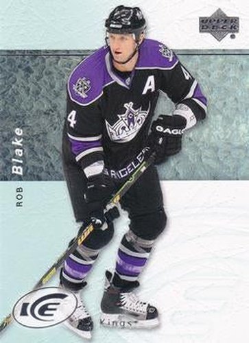 #93 Rob Blake - Los Angeles Kings - 2007-08 Upper Deck Ice Hockey