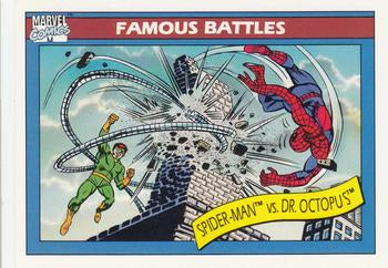 #93 Spider Man vs. Dr. Octopus - 1990 Impel Marvel Universe