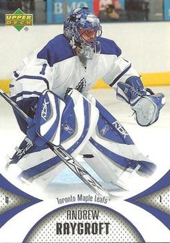 #93 Andrew Raycroft - Toronto Maple Leafs - 2006-07 Upper Deck Mini Jersey Hockey