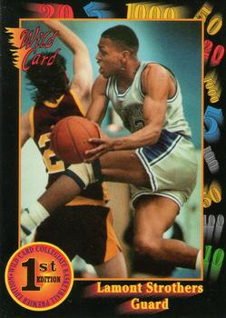 #93 Lamont Strothers - Christopher Newport University Captains - 1991-92 Wild Card Basketball