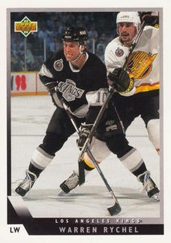 #93 Warren Rychel - Los Angeles Kings - 1993-94 Upper Deck Hockey