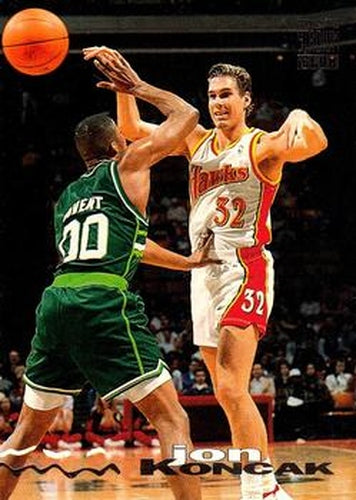 #93 Jon Koncak - Atlanta Hawks - 1993-94 Stadium Club Basketball