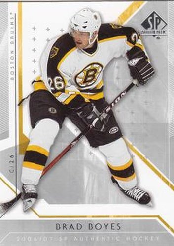 #93 Brad Boyes - Boston Bruins - 2006-07 SP Authentic Hockey