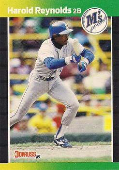#93 Harold Reynolds - Seattle Mariners - 1989 Donruss Baseball