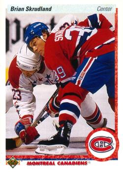 #93 Brian Skrudland - Montreal Canadiens - 1990-91 Upper Deck Hockey