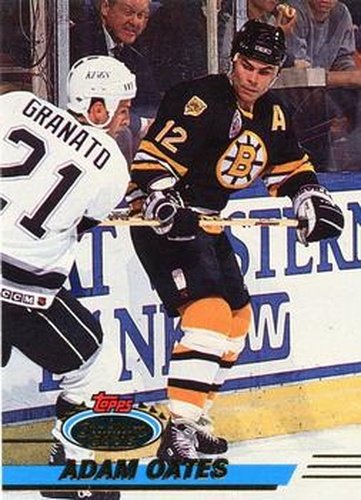 #93 Adam Oates - Boston Bruins - 1993-94 Stadium Club Hockey
