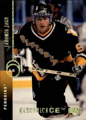 #93 Jaromir Jagr - Pittsburgh Penguins - 1994-95 Upper Deck Hockey - Electric Ice