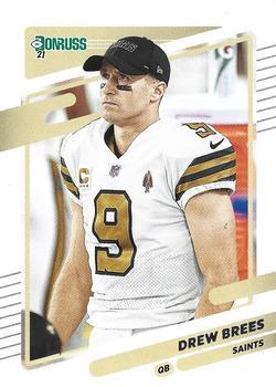 #93b Drew Brees - New Orleans Saints - 2021 Donruss Football