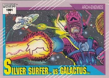 #94 Silver Surfer vs. Galactus - 1991 Impel Marvel Universe Series II