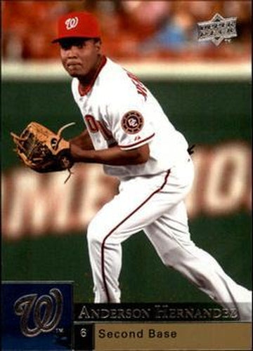 #940 Anderson Hernandez - Washington Nationals - 2009 Upper Deck Baseball