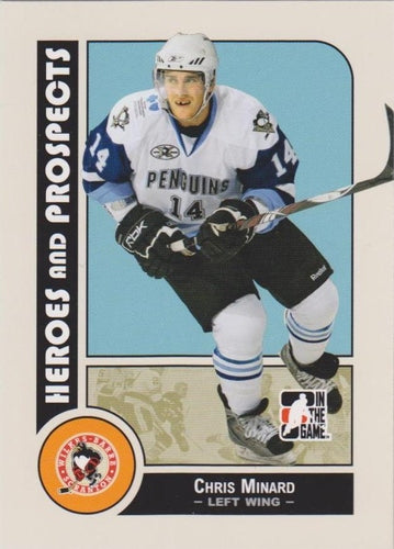 #102 Chris Minard - Wilkes-Barre/Scranton Penguins - 2008-09 In The Game Heroes and Prospects Hockey