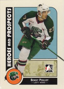 #13 Benoit Pouliot - Houston Aeros - 2008-09 In The Game Heroes and Prospects Hockey