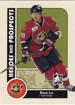 #17 Brian Lee - Binghamton Senators - 2008-09 In The Game Heroes and Prospects Hockey