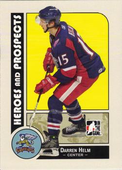 #22 Darren Helm - Grand Rapids Griffins - 2008-09 In The Game Heroes and Prospects Hockey