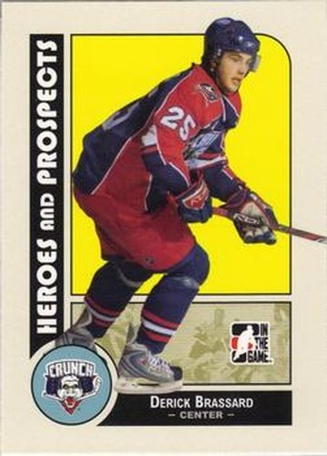 #23 Derick Brassard - Syracuse Crunch - 2008-09 In The Game Heroes and Prospects Hockey