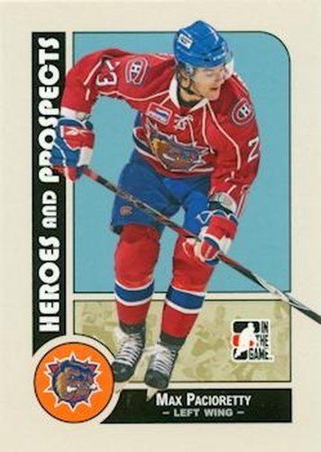 #26 Max Pacioretty - Hamilton Bulldogs - 2008-09 In The Game Heroes and Prospects Hockey