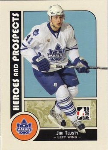 #27 Jiri Tlusty - Toronto Marlies - 2008-09 In The Game Heroes and Prospects Hockey