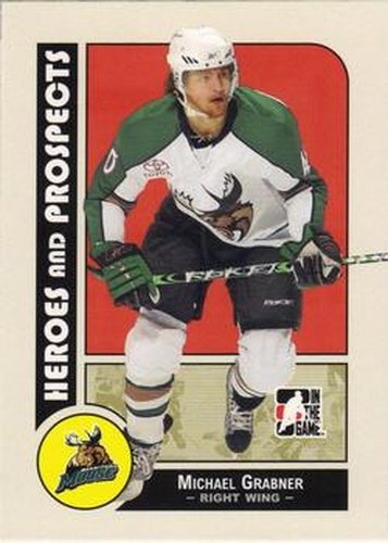 #32 Michael Grabner - Manitoba Moose - 2008-09 In The Game Heroes and Prospects Hockey