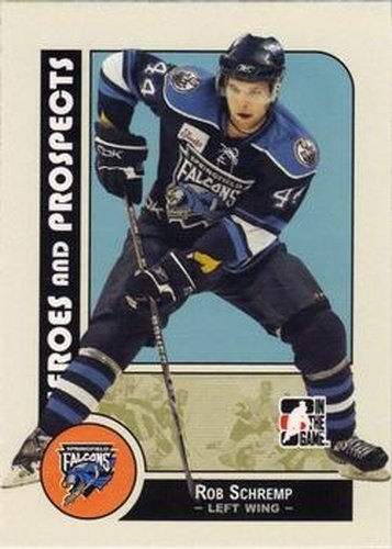 #35 Rob Schremp - Springfield Falcons - 2008-09 In The Game Heroes and Prospects Hockey