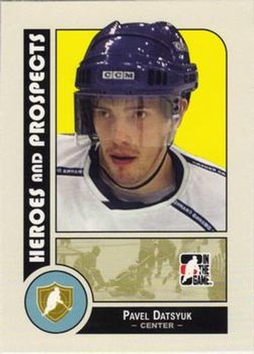 #3 Pavel Datsyuk - AK Bars Kazan - 2008-09 In The Game Heroes and Prospects Hockey