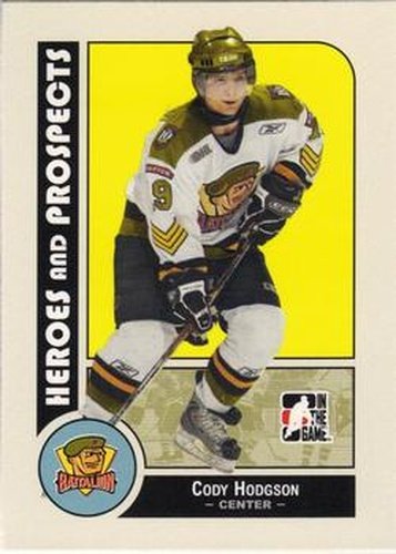 #43 Cody Hodgson - Brampton Battalion - 2008-09 In The Game Heroes and Prospects Hockey