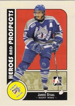 #47 Jared Staal - Sudbury Wolves - 2008-09 In The Game Heroes and Prospects Hockey