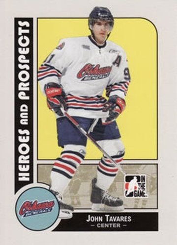 #48 John Tavares - Oshawa Generals - 2008-09 In The Game Heroes and Prospects Hockey