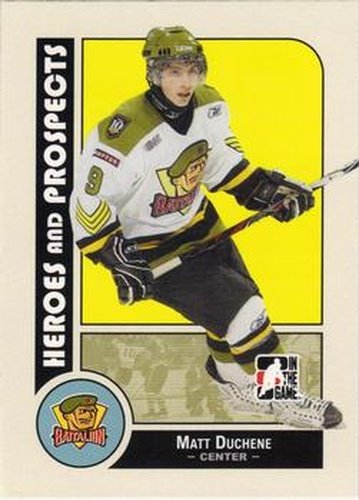 #51 Matt Duchene - Brampton Battalion - 2008-09 In The Game Heroes and Prospects Hockey